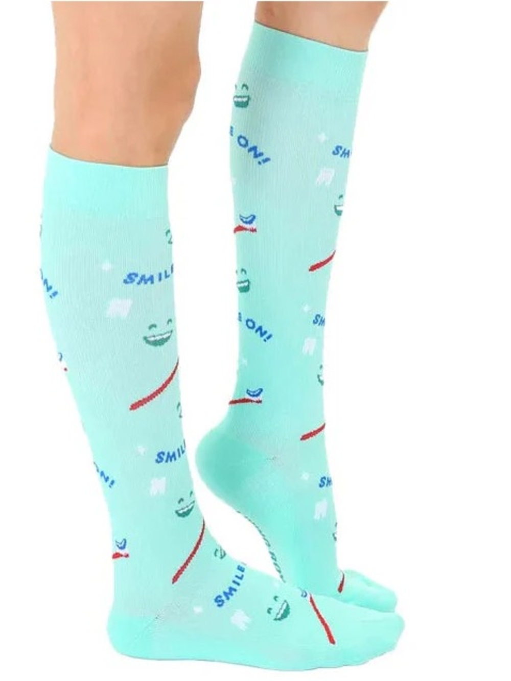 Dentist Compression Knee High Socks for Youth and Petite Adults 15-20mmHg NWT